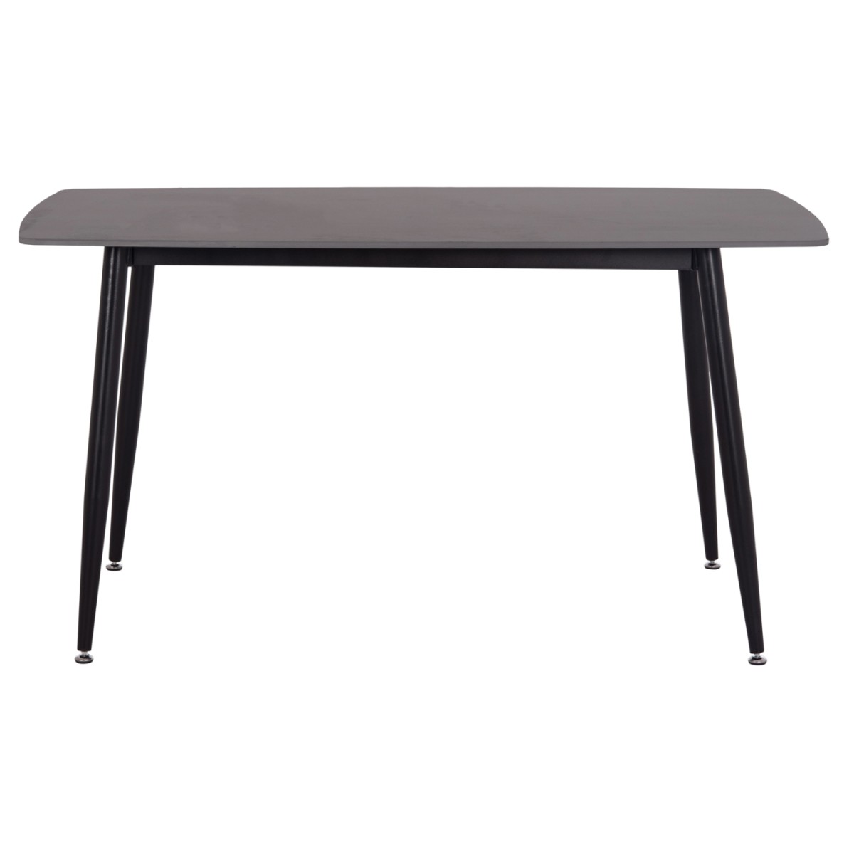 ΤΡΑΠΕΖΙ RAVEN HM18149.02 ΚΕΡΑΜΙΚΟ TOP ΜΕ ΟΨΗ ΜΑΥΡΟ ΜΑΡΜΑΡΟ 140x80x74Υεκ.
