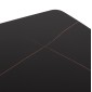 ΤΡΑΠΕΖΙ RAVEN HM18149.02 ΚΕΡΑΜΙΚΟ TOP ΜΕ ΟΨΗ ΜΑΥΡΟ ΜΑΡΜΑΡΟ 140x80x74Υεκ.