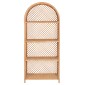 ΒΙΒΛΙΟΘΗΚΗ SIMOK HM9552 ΑΠΟ ΦΥΣΙΚΟ RATTAN ΣΕ ΦΥΣΙΚΟ ΧΡΩΜΑ 80x40x182Υεκ.