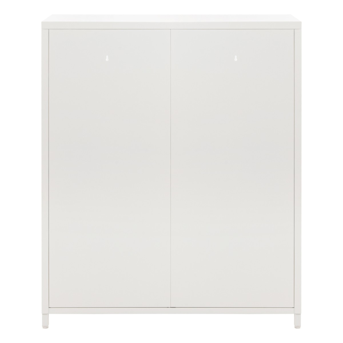 ΜΕΤΑΛΛΙΚΟ ΝΤΟΥΛΑΠΙ ΒΙΤΡΙΝΑ CARIL HM9571.02 ΛΕΥΚΟ 80x37-40x102Yεκ.