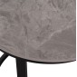 ΤΡΑΠΕΖΙ ΣΑΛΟΝΙΟΥ 2ΤΜΧ TALOS HM18140.04 ΚΕΡΑΜΙΚΟ TOP ΜΕ ΟΨΗ ΓΚΡΙ ΜΑΡΜΑΡΟΥ Φ70+Φ50