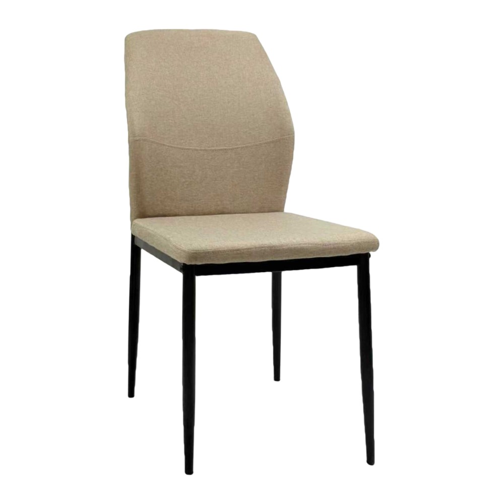 ΚΑΡΕΚΛΑ ΤΡΑΠΕΖΑΡΙΑΣ DIAZ HM18346.04 ΜΠΕΖ ΥΦΑΣΜΑ-ΜΕΤΑΛΛΙΚΑ ΠΟΔΙΑ ΜΑΥΡΑ 43x52x87Υεκ.