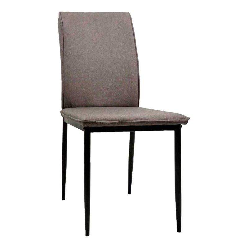 ΚΑΡΕΚΛΑ ΤΡΑΠΕΖΑΡΙΑΣ PERKY HM18347.03 ΚΑΦΕ ΥΦΑΣΜΑ-ΜΕΤΑΛ. ΠΟΔΙΑ ΜΑΥΡΑ 44x60x87Υεκ