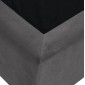 ΚΡΕΒΑΤΙ MALENA ΑΠΟ ΓΚΡΙ ΒΕΛΟΥΔΟ HM647.10 ΓΙΑ ΣΤΡΩΜΑ 120x200 εκ.