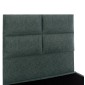 ΚΡΕΒΑΤΙ MILO ΑΠΟ ΠΡΑΣΙΝΟ ΥΦΑΣΜΑ τύπου NUBUCK HM646.27 ΓΙΑ ΣΤΡΩΜΑ 120x200 εκ.