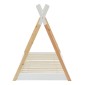ΚΡΕΒΑΤΙ ΠΑΙΔΙΚΟ MUNK HM699.03 τ.MONTESSORI ΞΥΛΟ ΠΕΥΚΟΥ ΦΥΣΙΚΟ-ΛΕΥΚΟ- 190x90εκ