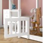 ΠΑΙΔΙΚΗ ΚΟΥΚΕΤΑ τ.MONTESSORI ΜΕ ΠΑΡΚΑΚΙ PLAYKID HM703.03 ΞΥΛΟ ΠΕΥΚΟΥ ΛΕΥΚΟ ΓΙΑ 190x90εκ