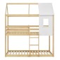 ΠΑΙΔΙΚΗ ΚΟΥΚΕΤΑ ΣΠΙΤΑΚΙ τ.MONTESSORI HOOD HM705.01 ΞΥΛΟ ΠΕΥΚΟΥ ΣΕ ΦΥΣΙΚΟ-ΣΤΡΩΜΑΤΑ 190x90εκ