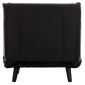 ΠΟΛΥΘΡΟΝΑ ΚΡΕΒΑΤΙ BRAXTON HM8425.03 ΜΑΥΡΟ ΥΦΑΣΜΑ 78x88x78Υεκ.