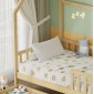 ΚΡΕΒΑΤΙ ΠΑΙΔΙΚΟ ΜΕ ΣΥΡΤΑΡΙΑ PHYLLIS HM724.01 τ.MONTESSORI ΦΥΣΙΚΟ 196x97x161Υεκ.