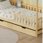 ΚΡΕΒΑΤΙ ΠΑΙΔΙΚΟ ΜΕ ΣΥΡΤΑΡΙΑ PHYLLIS HM724.01 τ.MONTESSORI ΦΥΣΙΚΟ 196x97x161Υεκ.