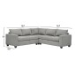 ΓΩΝΙΑΚΟΣ ΚΑΝΑΠΕΣ CALDER HM3286.01 ΓΚΡΙ ΥΦΑΣΜΑ 254x254x90(κάθισμα)x91Υεκ.