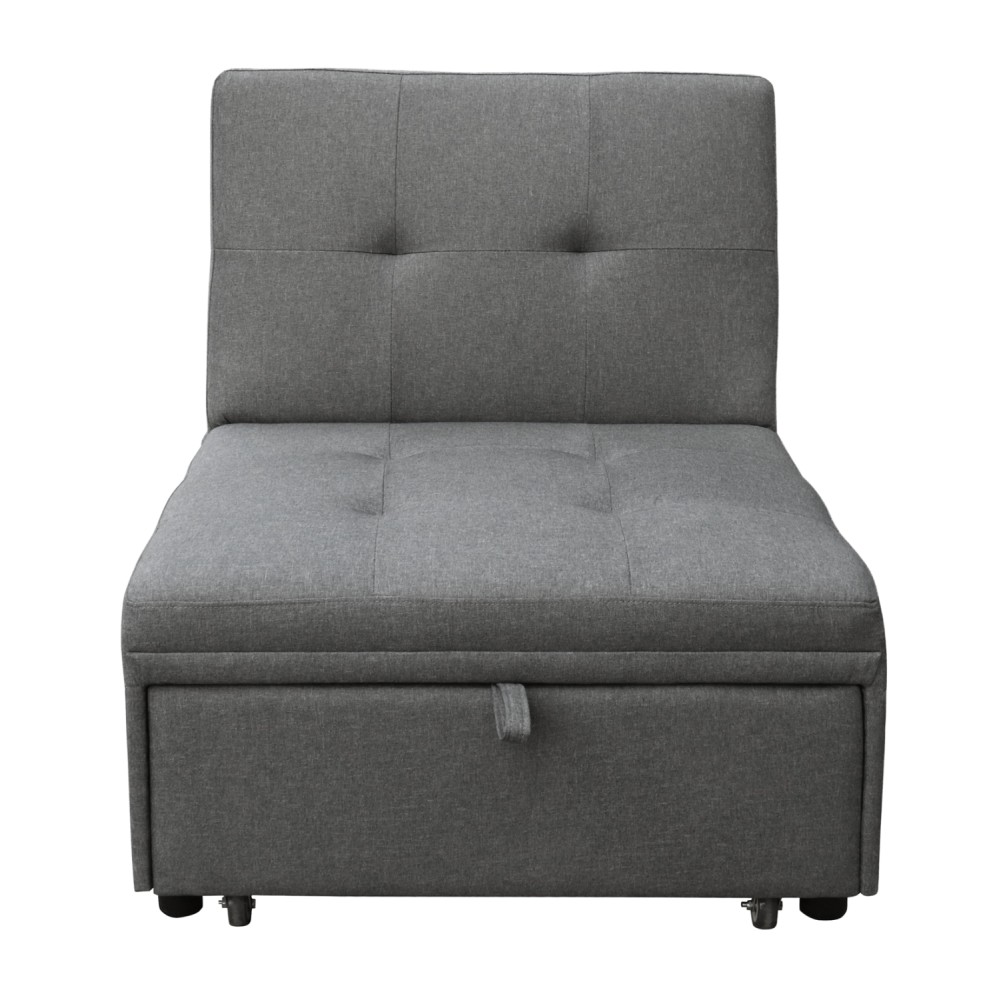 ΠΟΛΥΘΡΟΝΑ-ΚΡΕΒΑΤΙ LIBRE HM3295.01 ΓΚΡΙ ΥΦΑΣΜΑ 75x106x87Υεκ.