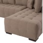 ΓΩΝΙΑΚΟΣ ΚΑΝΑΠΕΣ-ΚΡΕΒΑΤΙ ΜΕ ΑΠΟΘ.ΧΩΡΟ TRENDSTON HM3302.03R ΜΠΕΖ ΥΦΑΣΜΑ 298x177x95Υεκ