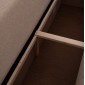 ΓΩΝΙΑΚΟΣ ΚΑΝΑΠΕΣ-ΚΡΕΒΑΤΙ ΜΕ ΑΠΟΘ.ΧΩΡΟ TRENDSTON HM3302.03R ΜΠΕΖ ΥΦΑΣΜΑ 298x177x95Υεκ