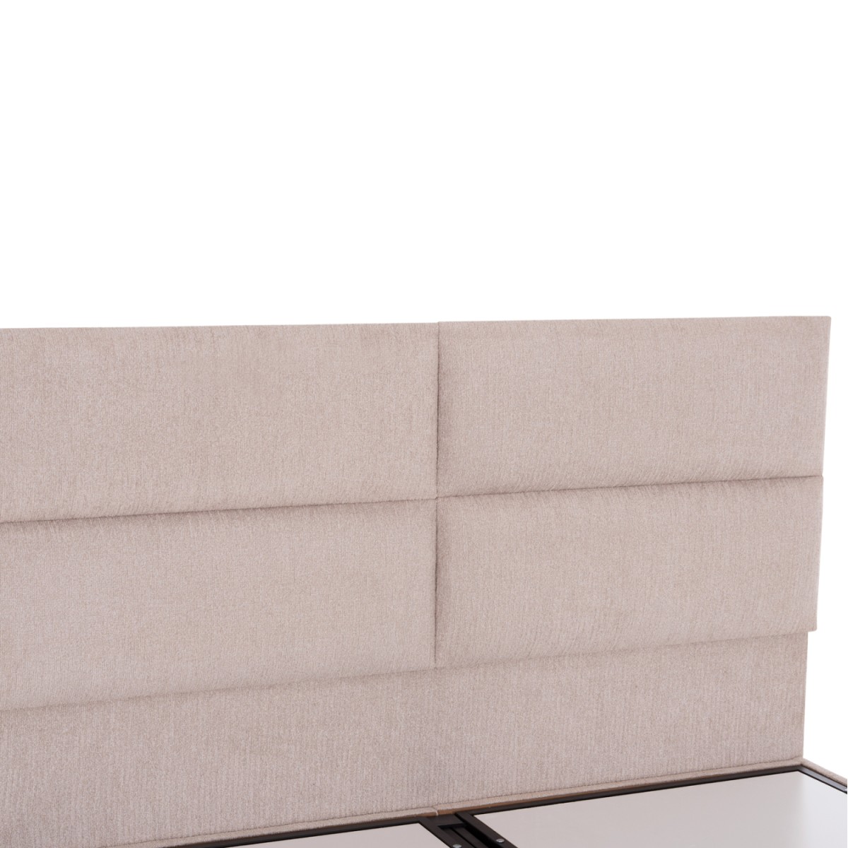 ΚΡΕΒΑΤΙ MILO ΔΙΠΛΟ ΜΕ ΑΠΟΘΗΚΕΥΤΙΚΟ ΧΩΡΟ HM622.32 ΜΠΕΖ ΥΦΑΣΜΑ-- ΓΙΑ ΣΤΡΩΜΑ 160x200εκ