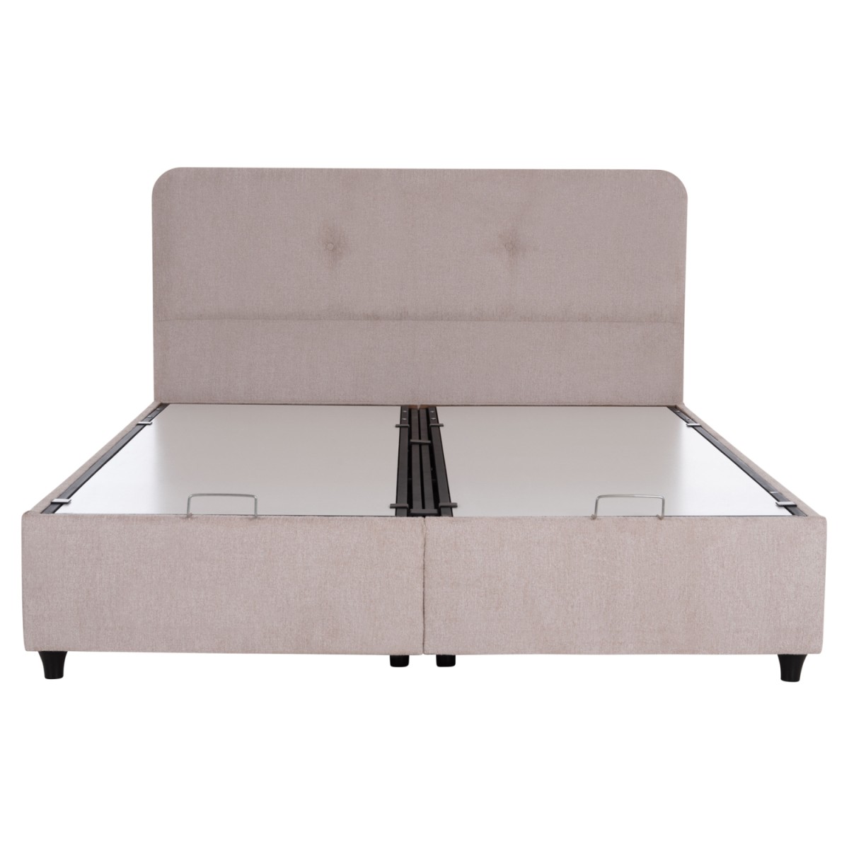 ΚΡΕΒΑΤΙ ΜΕ ΑΠΟΘ.ΧΩΡΟ DOLORES HM631.32 ΜΠΕΖ ΥΦΑΣΜΑ- ΓΙΑ ΣΤΡΩΜΑ 160x200εκ