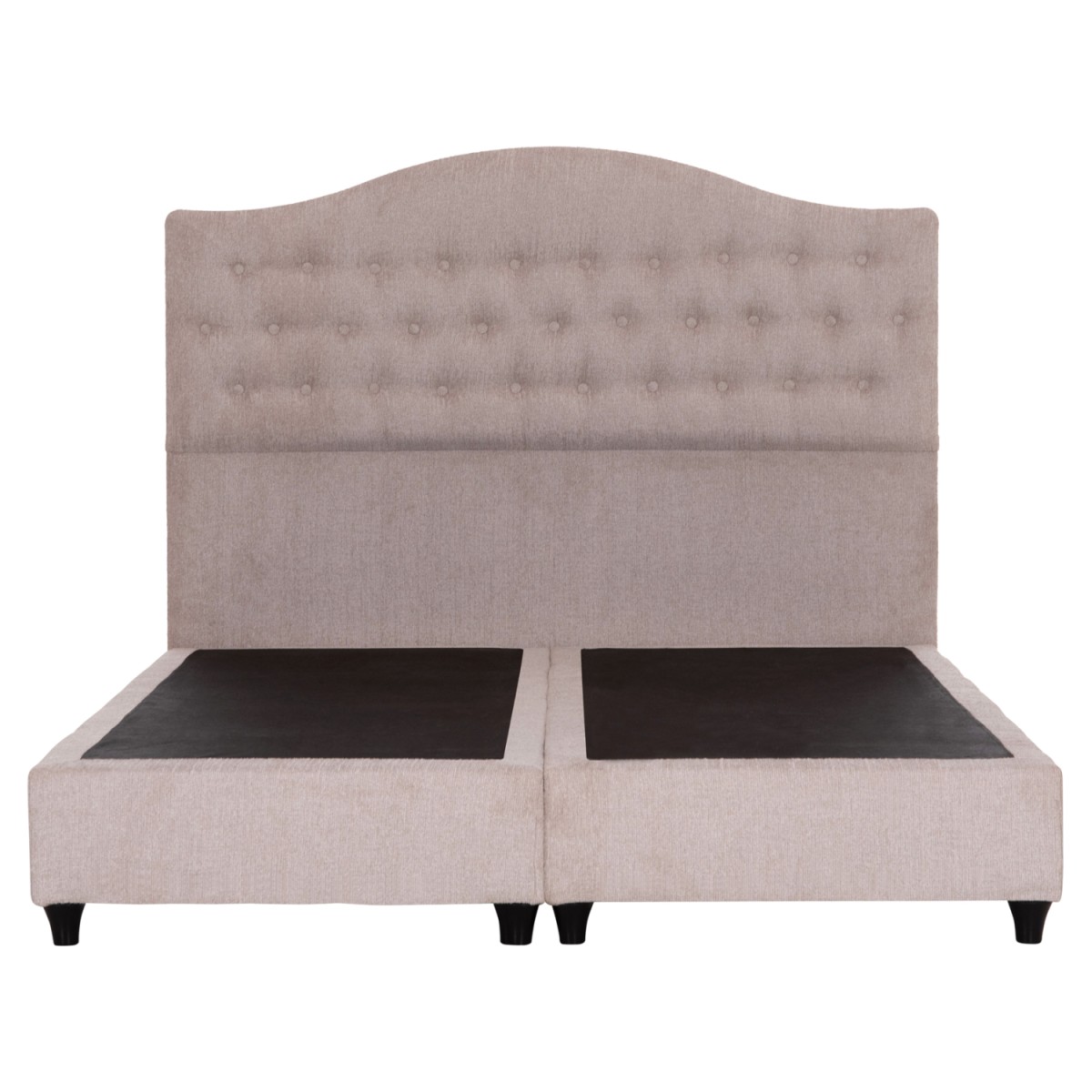 ΚΡΕΒΑΤΙ ΔΙΠΛΟ MALENA HM638.32 ΜΠΕΖ ΥΦΑΣΜΑ- ΓΙΑ ΣΤΡΩΜΑ 150x200εκ.