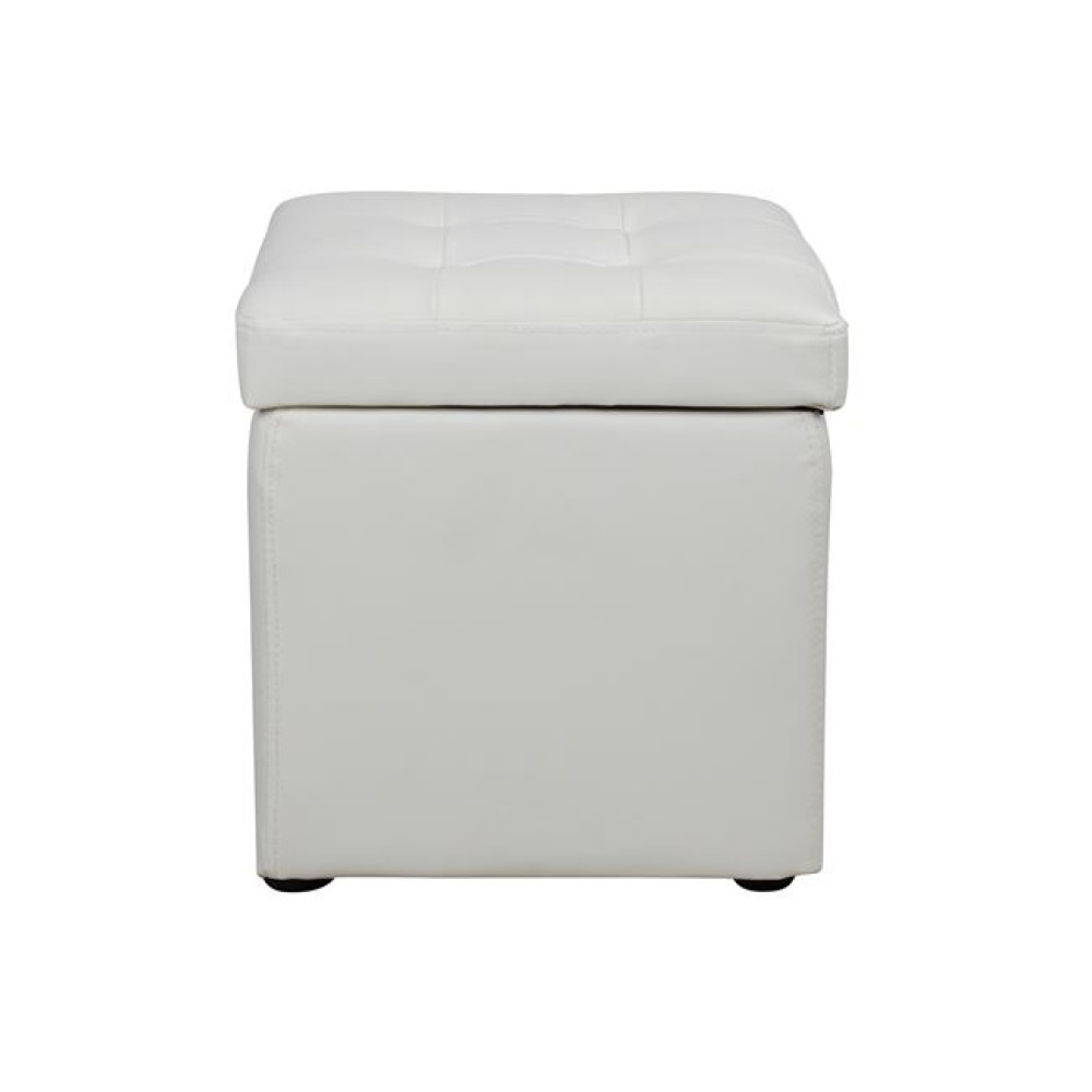ΣΚΑΜΠΟ PRO CUBE HM224.02 PU ΜΕ ΑΠΟΘΗΚΕΥΤΙΚΟ ΧΩΡΟ- ΛΕΥΚΟ 38x38x36,5Υεκ.