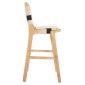 ΣΚΑΜΠΟ ΜΕΣΑΙΟΥ ΥΨΟΥΣ HM9325.01 RUBBERWOOD & ΣΧΟΙΝΙ-ΦΥΣΙΚΟ RUSTIC 45x46x95Υεκ.