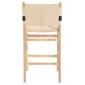 ΣΚΑΜΠΟ ΜΕΣΑΙΟΥ ΥΨΟΥΣ HM9325.01 RUBBERWOOD & ΣΧΟΙΝΙ-ΦΥΣΙΚΟ RUSTIC 45x46x95Υεκ.