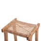 ΣΚΑΜΠΟ ΜΕΣΑΙΟΥ ΥΨΟΥΣ ΑΠΟ MINDI ΞΥΛΟ ΚΑΙ ΚΑΘΙΣΜΑ RATTAN 40X35X66Υεκ.HM9382.11
