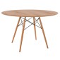 ΤΡΑΠΕΖΙ MINIMAL ΣΤΡΟΓΓΥΛΟ HM8454.04 MDF ΣΕ ΦΥΣΙΚΟ-ΠΟΔΙΑ ΟΞΙΑΣ ΣΕ ΦΥΣΙΚΟ Φ120Χ75Υεκ.