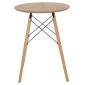 ΤΡΑΠΕΖΙ ΣΤΡΟΓΓΥΛΟ MINIMAL HM0060.04 ΦΥΣΙΚΟ ΧΡΩΜΑ MDF-ΠΟΔΙΑ ΟΞΙΑΣ ΣΕ ΦΥΣΙΚΟ ΧΡΩΜΑ Φ60Χ76Υεκ.