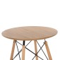 ΤΡΑΠΕΖΙ ΣΤΡΟΓΓΥΛΟ MINIMAL HM0060.04 ΦΥΣΙΚΟ ΧΡΩΜΑ MDF-ΠΟΔΙΑ ΟΞΙΑΣ ΣΕ ΦΥΣΙΚΟ ΧΡΩΜΑ Φ60Χ76Υεκ.
