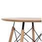 ΤΡΑΠΕΖΙ ΣΤΡΟΓΓΥΛΟ MINIMAL HM0060.04 ΦΥΣΙΚΟ ΧΡΩΜΑ MDF-ΠΟΔΙΑ ΟΞΙΑΣ ΣΕ ΦΥΣΙΚΟ ΧΡΩΜΑ Φ60Χ76Υεκ.