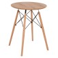ΤΡΑΠΕΖΙ ΣΤΡΟΓΓΥΛΟ MINIMAL HM0060.04 ΦΥΣΙΚΟ ΧΡΩΜΑ MDF-ΠΟΔΙΑ ΟΞΙΑΣ ΣΕ ΦΥΣΙΚΟ ΧΡΩΜΑ Φ60Χ76Υεκ.