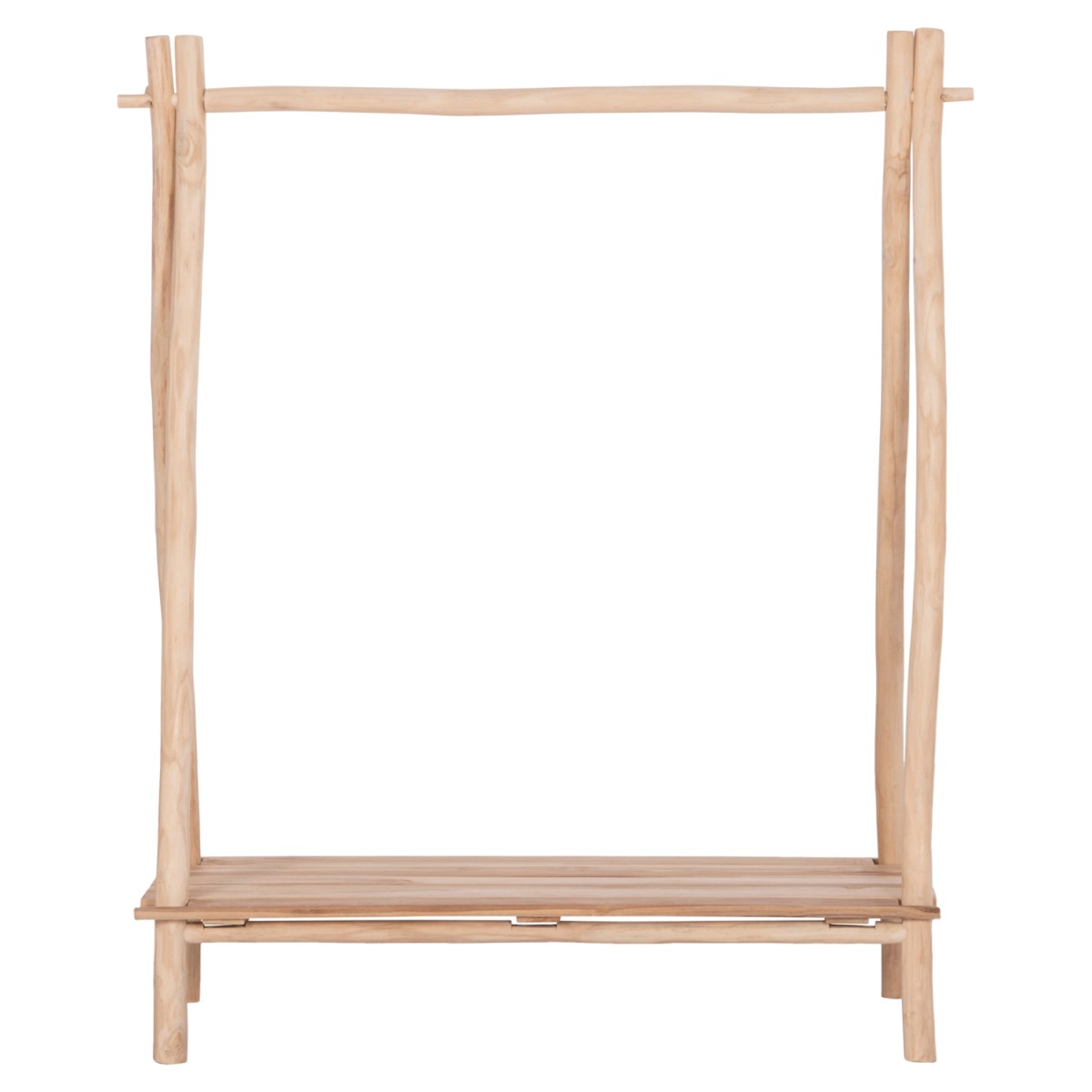 ΕΠΙΠΛΟ ΕΙΣΟΔΟΥ PERL HM9911 ΚΛΑΔΙΑ ΞΥΛΟΥ TEAK-ΦΥΣΙΚΟ 130,5x53x130Υεκ.