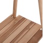 ΕΠΙΠΛΟ ΕΙΣΟΔΟΥ PERL HM9911 ΚΛΑΔΙΑ ΞΥΛΟΥ TEAK-ΦΥΣΙΚΟ 130,5x53x130Υεκ.