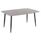 ΤΡΑΠΕΖΙ RAVEN HM18150.13 ΚΕΡΑΜΙΚΟ TOP ΜΕ ΟΨΗ ΓΚΡΙ ΜΑΡΜΑΡΟ 160x80x74Υεκ.