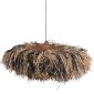 ΦΩΤΙΣΤΙΚΟ ΟΡΟΦΗΣ ORDEM HM4715 ΚΑΠΕΛΟ ΙΝΕΣ SISAL & ΜΠΑΝΑΝΑΣ-ΜΑΥΡΟ & ΦΥΣΙΚΟ Φ75εκ