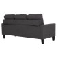 ΚΑΝΑΠΕΣ ΓΩΝΙΑ ΑΝΑΣΤΡΕΨΙΜΗ MEGGY HM3297.11 ΓΚΡΙ ΥΦΑΣΜΑ 184.5x75-129x86Yεκ.