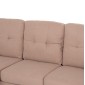 ΚΑΝΑΠΕΣ ΓΩΝΙΑ ΑΝΑΣΤΡΕΨΙΜΗ MEGGY HM3297.13 ΜΠΕΖ ΥΦΑΣΜΑ 184.5x75-129x86Yεκ.