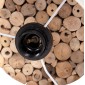 ΕΠΙΤΡΑΠΕΖΙΟ ΚΥΛΙΝΔΡΙΚΟ ΦΩΤΙΣΤΙΚΟ TWIGGY HM4427 DRIFTWOOD & ΜΠΕΖ ΚΑΠΕΛΟ Φ24.5x45Υεκ.