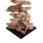 ΔΙΑΚΟΣΜΗΤΙΚΟ ΦΩΤΙΣΤΙΚΟ ΔΑΠΕΔΟΥ ALTAR HM4430 DRIFTWOOD--ΛΕΥΚΟ PVC Φ45x155Υεκ.