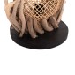 ΕΠΙΤΡΑΠΕΖΙΟ ΔΙΑΚΟΣΜΗΤΙΚΟ ΦΩΤΙΣΤΙΚΟ ASHIN HM4438 DRIFTWOOD--RATTAN 30x30x49Υεκ.