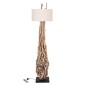 ΔΙΑΚΟΣΜΗΤΙΚΟ ΦΩΤΙΣΤΙΚΟ ΔΑΠΕΔΟΥ ALTAR HM4872 DRIFTWOOD--ΛΕΥΚΟ PVC Φ44.5x167Υεκ.