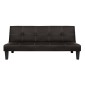 ΚΑΝΑΠΕΣ ΚΡΕΒΑΤΙ 3Θ HM3002.04 ΚΑΦΕ PU ΜΕ ΓΑΖΙΑ 186x90x82