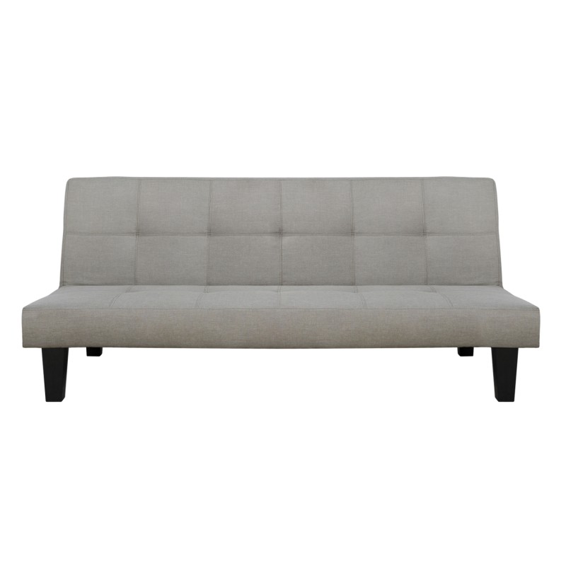 ΚΑΝΑΠΕΣ ΚΡΕΒΑΤΙ ODESSA HM3000.01 ΥΦΑΣΜΑ ΜΠΕΖ 179x80x79 εκ.