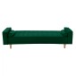 ΚΑΝΑΠΕΣ ΚΡΕΒΑΤΙ SALVADOR HM3150.13 ΒΕΛΟΥΔΟ ΚΥΠΑΡΙΣΣΙ 223X90X80Y εκ.