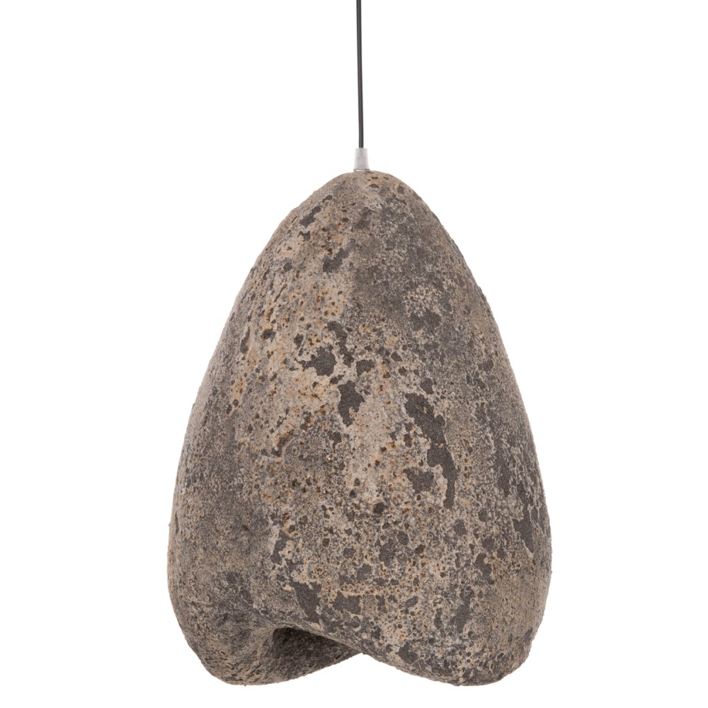 ΦΩΤΙΣΤΙΚΟ ΟΡΟΦΗΣ ΜΕ ΟΨΗ ΠΕΤΡΑΣ STONER (S) HM4417.04 ΓΚΡΙ--37x30x45Υεκ.