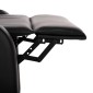 ΠΟΛΥΘΡΟΝΑ RELAX HIBER HM9782.11 ΜΑΥΡΟ PU 67,5x90x104Υ εκ.