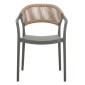 ΠΟΛΥΘΡΟΝΑ ΠΟΛΥΠΡΟΠΥΛΕΝΙΟΥ EVA HM6155.05 OLIVE GREEN--P.P. ΜΠΕΖ ΣΧΟΙΝΙ 56,5x53x80Υεκ.