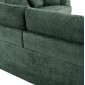 ΚΑΝΑΠΕΣ ΓΩΝΙΑ SYMMET HM3269.05 ΠΡΑΣΙΝΟ ΥΦΑΣΜΑ-ΑΝΘΡΑΚΙ ΠΟΔΙΑ 314x314x90-102Yεκ.