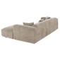 ΚΑΝΑΠΕΣ ΓΩΝΙΑ BRICKEN HM3275.01R ΜΠΕΖ ΥΦΑΣΜΑ 110-282x98-160x72Υεκ.