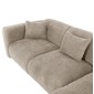 ΚΑΝΑΠΕΣ ΓΩΝΙΑ BRICKEN HM3275.01R ΜΠΕΖ ΥΦΑΣΜΑ 110-282x98-160x72Υεκ.